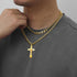 10Pcs Metal Saint Benedict Medals Cross Charm Rosary Center INRI Crucifix Pendant Beads DIY Catholic Jewelry Gifts Necklace Keychain for Men Women...