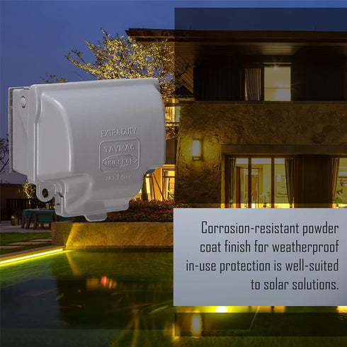 TayMac MX3300 RaynGuard Extra Duty Metal Weatherproof in-Use Cover, 1-Gang, Gray...
