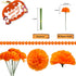 Marigold Flower Heads 50Pcs, Mexican Marigold Artificial Flowers for Day of The Dead Diwali Home DIY Garland Craft Wedding Mexican Party Decoratio...