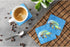 Caroline's Treasures Manatee Foam Coasters (Set of 4), 3.5" H x 3.5" W, Multicolor...