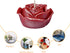Zest Candle 12-Piece Folding Candles, 3-Inch, Red Rose...