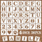 4 Inch Letter Stencils and Numbers, 38 Pcs Alphabet DIY Craft Stencils, Reusable Plastic Drawing Templates for Painting on Wood, Wall, Fabric, Roc...