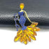 Greek letter sorority SIGMA GAMMA RHO society Shiny Rhinestone Girl Metal Brooch...