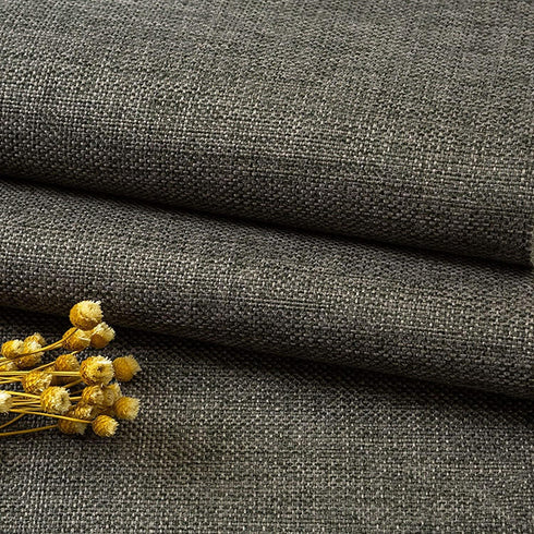 Thick Coarse Linen Type Cloth Fabric for Sofa Chair Upholstery Material (Dark Grey, 1 Yard (57x 36 inch))...