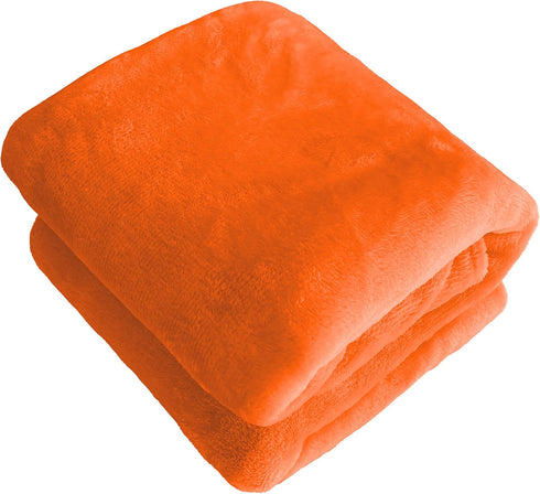 Soft Puppy Flannel Fleece Blanket for Pet Dog Cat, Plush Microfiber, Cozy and Lightweight, Orange, Pet, 27 x 39 inch (70 x 100 cm)...
