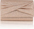 Rose Gold Clutch Purses for Women, Evening Handbags with Detachable Chain for Wedding Party, Women’s Small Sequin Champagne Clutch...