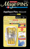 Taylor Seville Originals Comfort Grip Magic Pins Applique Regular -Quilting Supplies-Sewing Supplies-Sewing Notions-50 Count...