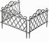 Plastic Garden Edging Border Fence, Flower Bed Barrier, Set of 3, Black...