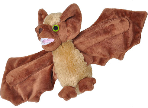 Wild Republic Huggers, Brown Bat Plush Toy, Slap Bracelet Stuffed Animal, Kids Toys, 8 Inches...