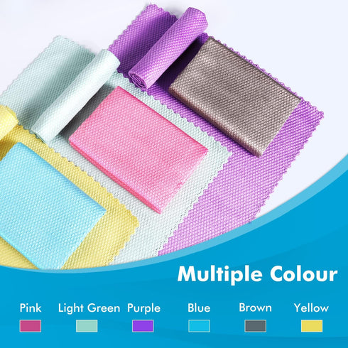 Easy Clean Streak Free Glass Cleaning Miracle Microfiber Cleaning Cloth for Kitchen,Counter,Window,Mirror Lint Free Dish Drying Cloths Glass Polis...
