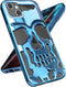 for iPhone 13 Phone Case for Men Women, Cool Skull Skeleton Funny Gothic Hollow Phone case for iPhone 13 Cute Hollowed Plated Shockproof Cover for...