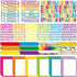 92 Pcs Science Fair Board Supplies 60 Trim Scalloped Bulletin Borders 18 Presentation Subtitles 6 Project Titles 8 Letter Sticker for Classroom Di...
