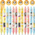 12pcs Cute Kawaii Animal Pens, Changeable Cats Dogs Emojis, Fun School Stationary Vet Office Supplies, Gift Sets for Kids Teen Girls Boys Veterina...