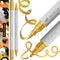 ARTISTRO 2 Gold Acrylic Paint Pens, Acrylic Paint Markers Dual Tip (Brush + Fine 1 mm), Acrylic Markers for Fabric, Canvas, Rock, Glass, Wood, Pap...