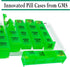 GMS 4 Times a Day Weekly Pill Reminder for Medications, Vitamins, Supplements and Other Pills - Includes 7 Removable Pill Boxes in a Flat White Tr...