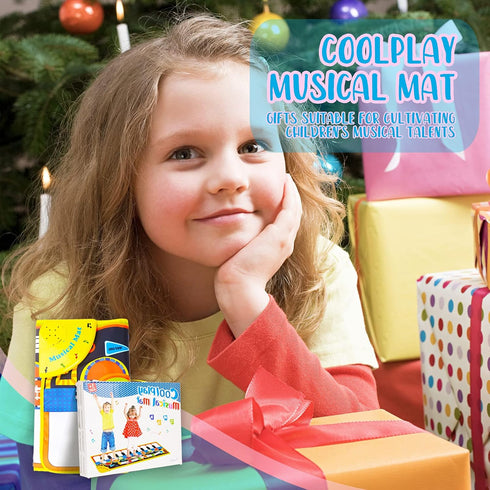Toddler Toys Age 1-2-4 Year Old Boy Girl Gifts: 14*40 Inch Piano Musical Instruments Learning Toys for Toddlers 1-3-6, Piano Play Mat Toy gifts fo...