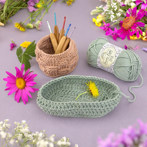 JubileeYarn Dainty Light Yarn - 100g/Skein Worsted Weight Cotton - 103 Marina Pink - 2 Skeins...