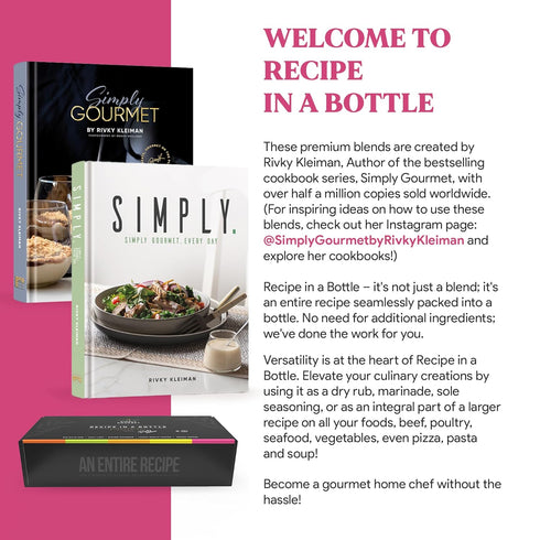 Smoky Coffee Spice | Recipe in a Bottle | Premium Blend Spice for Gourmet Cooking | No-Addition Needed, Versatile Culinary Season | Simply Gourmet...