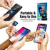 Microfiber Screen Cleaner Sticker, Handy Screen Cleaning for Cell Phone, iPhone, Samsung, Small Electronic Devices, Touch, Tech Gadgets, Stocking ...