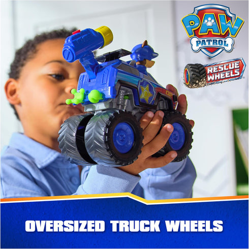 Paw Patrol: Rescue Wheels Chase’s Cruiser, Toy Truck with Projectile Launcher and Collectible Action Figure, Kids Toys for Boys & Girls Ages 3 and...