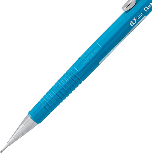 Pentel Sharp Automatic Pencil, 0.7mm, Blue Barrel, 1 Pack (P207BP-K6)...