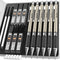 Nicpro 0.7 mm Art Mechanical Pencils Set, 6 PCS Metal Drafting Pencil 0.7mm Tube HB Lead Refills & 18 Cap Eraser for Adults, Children, Artist Writ...