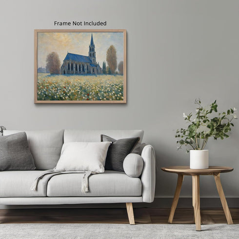 Posterizer 1 pcs- quaint old village-building in the nature 2-Landscape & Nature Art-Floral Botanical Art- Decor for Home & Office- unframed wall ...