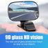 1 PC Car Interior Baby Viewing Mirror, Large Field of View Curved Mirror No Need to Look Back, Sun Visor Clip-on Installation Multiangle Adjustabl...