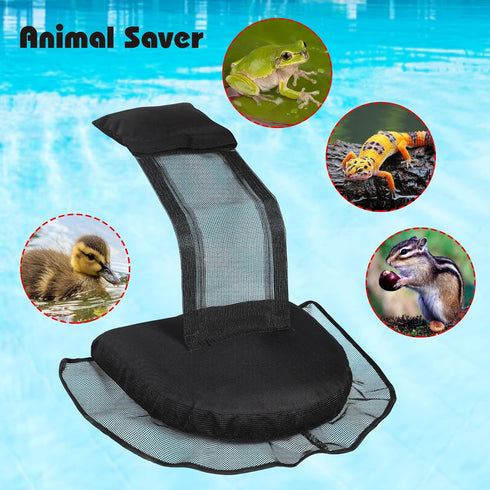 MorTime Animal Saving Escape Ramp, Swimming Pool Floating Animal Saver Rescue Tool for Outdoor Critter Frog Chipmunk (1 Pack)...