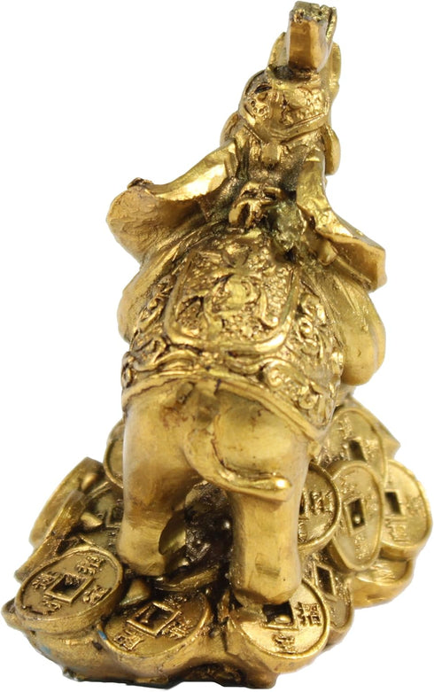 Feng Shui 3" Money Elephant Figurine Wealth Lucky Figurine Gift & Home Decor...