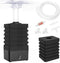 Aquarium Bio Sponge Filter Kit, Super-Quiet Submersible Fish Tank Foam Filter with 1 Spare Sponge and Full Accessories, Suits Tanks Within 110 Gal...