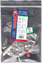 100 Cover Buttons by Maxant - Made in The USA - #20 (1/2") with Flat Backs, Ideal for Crafting. NO Tool....