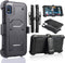 A10E Case, for Samsung Galaxy A10E Full Body Armor Rugged Holster Defender Hybrid Tough Case with 360 Swivel Belt Clip Kickstand & Built in Screen...