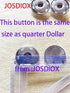 JOSDIOX Large Snaps for Sewing Big Sew on Snap Large Buttons 12 Sets Big Metal Snap Fastener Buttons Press Button for Sewing Clothing Silvery and ...