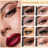 8 Colors Eyeshadow Stick, Matte Professional Long Lasting Smooth Bright-Colored Contouring and Highlight Cream Eyeshadow Stick, Metallic Glitter E...