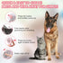 Pet Grooming Brush Kit 7pcs, Cat Brush with Release Button Comb Set for Shedding -Cat Brush&Nail Clippers File Set for Cat Dogs Long matted Haired...