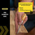 General Tools Scratch Awl Tool with Hardwood Handle - Scribe, Layout Work, & Piercing Wood - Alloy Steel Blade...