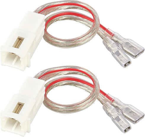 RED WOLF Front Dash Tweeters Speaker Wiring Harness Adapter Connector Plug Replacement for Dodge Ram Jeep Chrysler 2005-2022 Aftermarket Dash Twee...