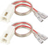 RED WOLF Front Dash Tweeters Speaker Wiring Harness Adapter Connector Plug Replacement for Dodge Ram Jeep Chrysler 2005-2022 Aftermarket Dash Twee...