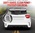 GRITKULTURE "Dirty-Hands-Clean-Money" Decal Sticker for Vehicle Truck Bumper Cars Window Wall Mirror Decoration (Black)...