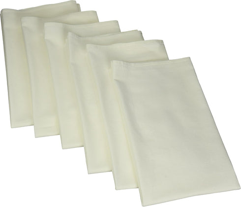 Flour Sack Towels Bulk-30"X30" White (Pack of 6)...