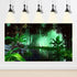 Rainforest Terrarium Background Tropical Forest Aquarium Background Foggy Stream Terrarium Reptile Habitat Background Fish Tank Background Decor A...