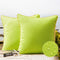 Phantoscope Pack of 2 Outdoor Waterproof Throw Pillow Covers with Contrast Piping, Decorative Square Cushion Case Patio Pillows for Couch Tent Sun...