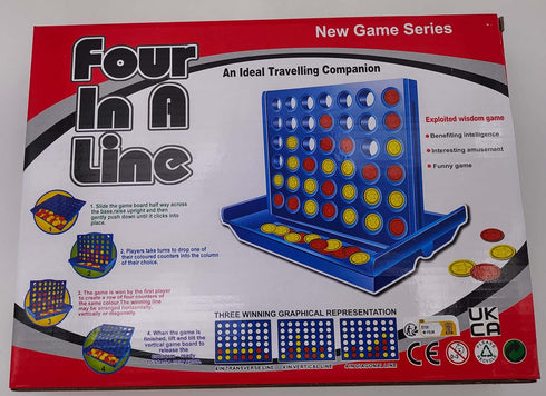 4 in a Row Game Big, 6 Spare Discs Included, Board Games Toys for Boys, Classic Four in a Row and Family Fun Games for Ages 3 4 5 6 7 8 Year Old K...