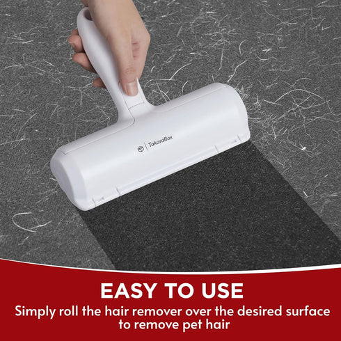 Pet Hair Remover - Lint Roller for Pet Hair - Dogs and Cats Hair Remover for Couch, Furniture, Carpet, Car Seat, Reusable Roller W/Self-Cleaning B...