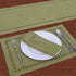 Grelucgo Handcrafted Solid Color Dining Table Runner, Double-Hemstitched (Sage Green, 14 x 72)...