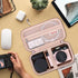 Vlogging Camera Case Compatible with Duluvulu/for TEBNGIHNM/for zheozeig/for Oiadek 4K Digital Camera, Vlog Camera Carrying Case for Lens, Usb Cab...