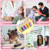 60 Pieces Plastic Beadable Pen Bead Ballpoint Pen Black Ink Beaded Pens for Kids Students Presents Office School Supplies (Candy Color,Classic)...