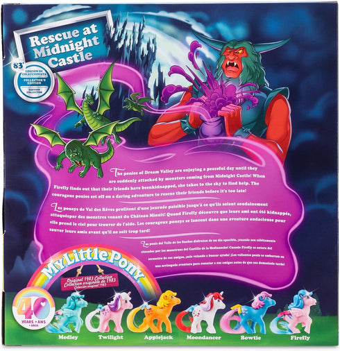 My Little Pony 40th Anniversary 2" Figure Collector Pack - Rescue at Midnight Castle - 6 Pack, Figures Included! Action Figure Toy, Girls Ages 4+...