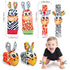 Adpartner Baby Rattles Toys for 0-12 Months Babies, 8PCS Infant Wrist Rattles Foot Finder Socks Set, Newborn Hand & Foot Rattle Toys Soft Baby Toy...